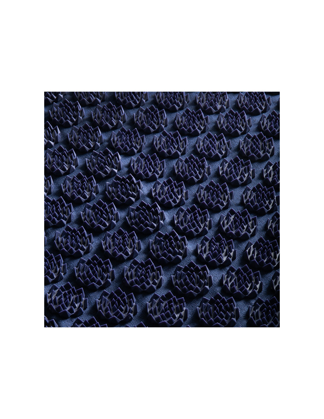 Mata do akupresury ActivFizjo premium natural granatowa z poduszką 