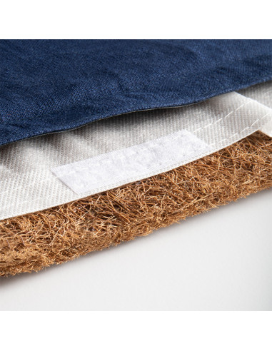 Mata do akupresury ActivFizjo premium natural granatowa z poduszką 