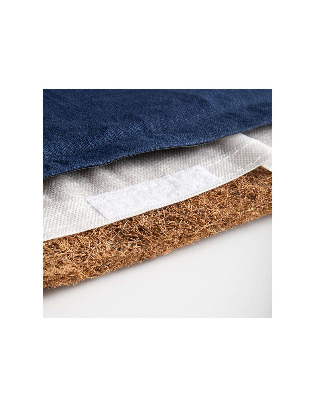 Mata do akupresury ActivFizjo premium natural granatowa z poduszką 