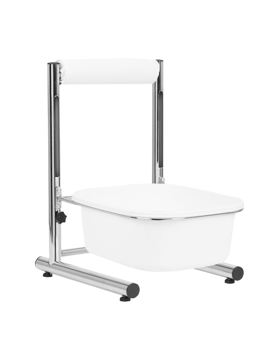 Brodzik do pedicure z regulowaną wysokością chrom 