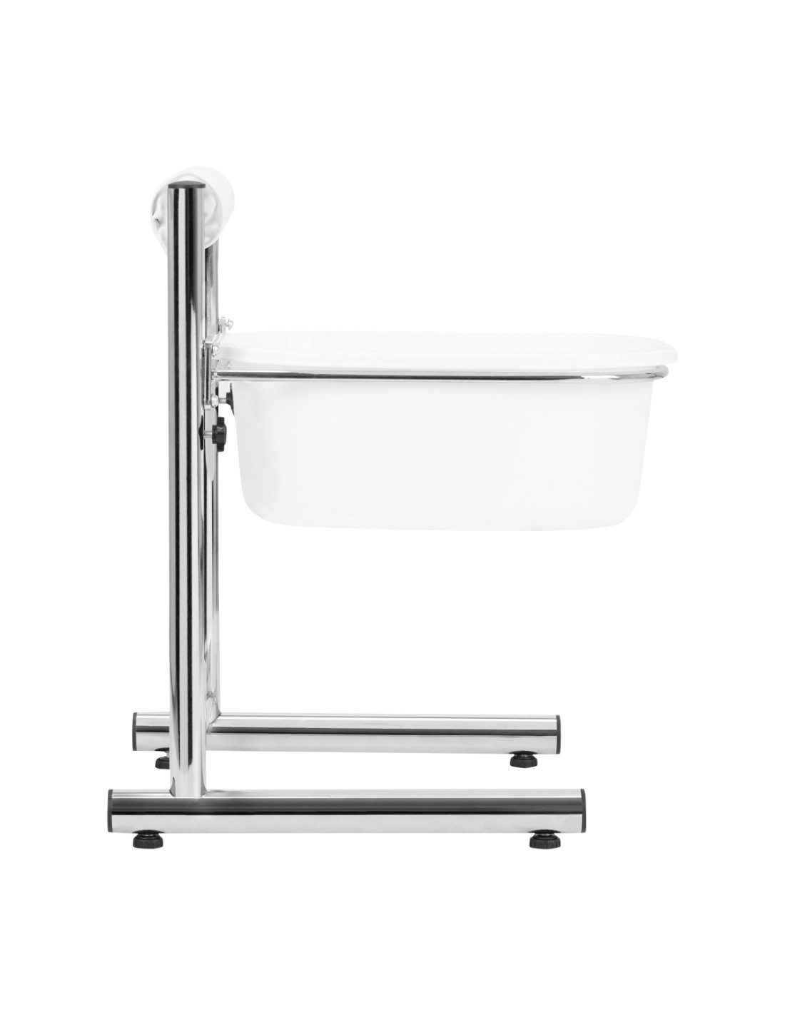 Brodzik do pedicure z regulowaną wysokością chrom 