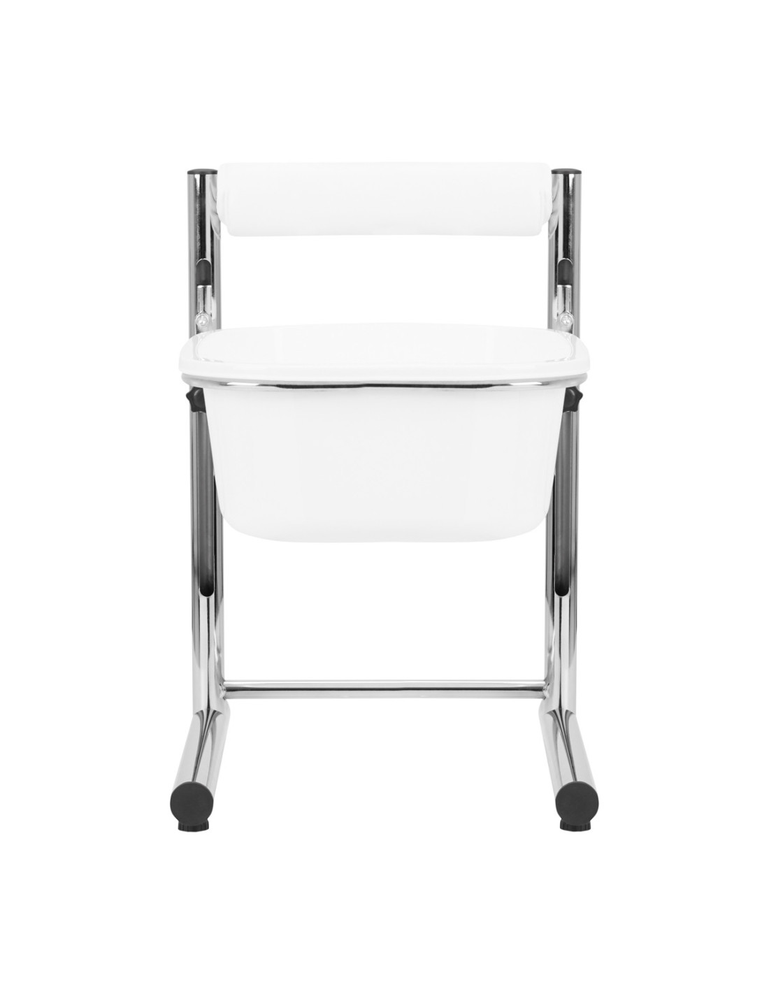 Brodzik do pedicure z regulowaną wysokością chrom 