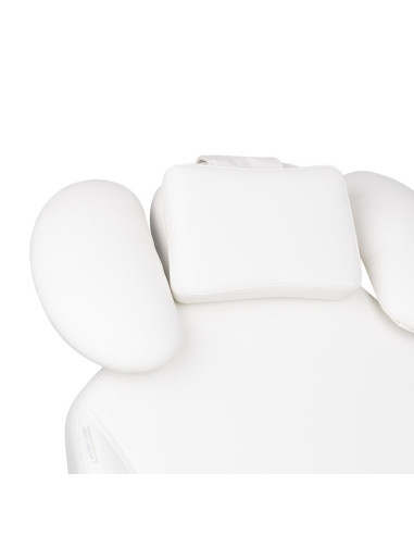 Fotel zabiegowy do rzęs Ivette profissional elektryczny biały 