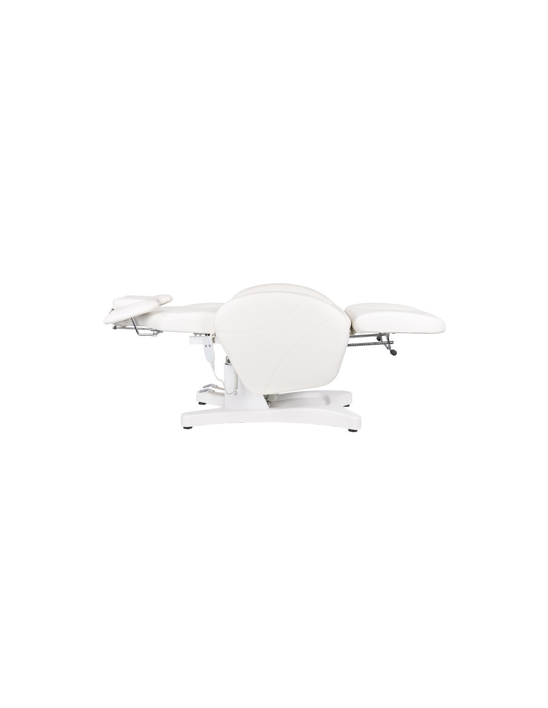 Fotel zabiegowy do rzęs Ivette professional elektryczny biały 