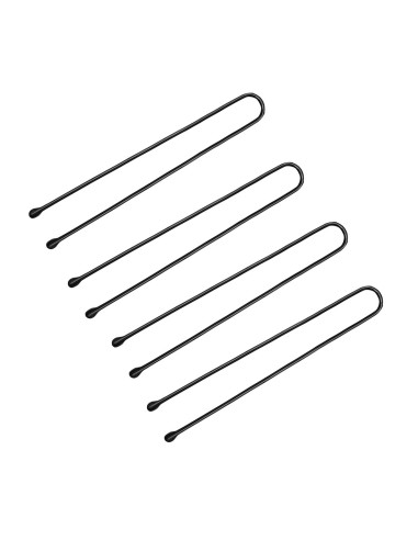 Kokówki fryzjerskie do włosów E-63 150 szt. 4,9 cm czarne