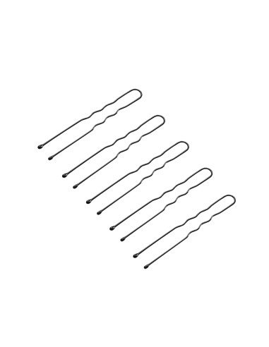 Kokówki fryzjerskie do włosów E-65 300 szt. 5 cm czarne