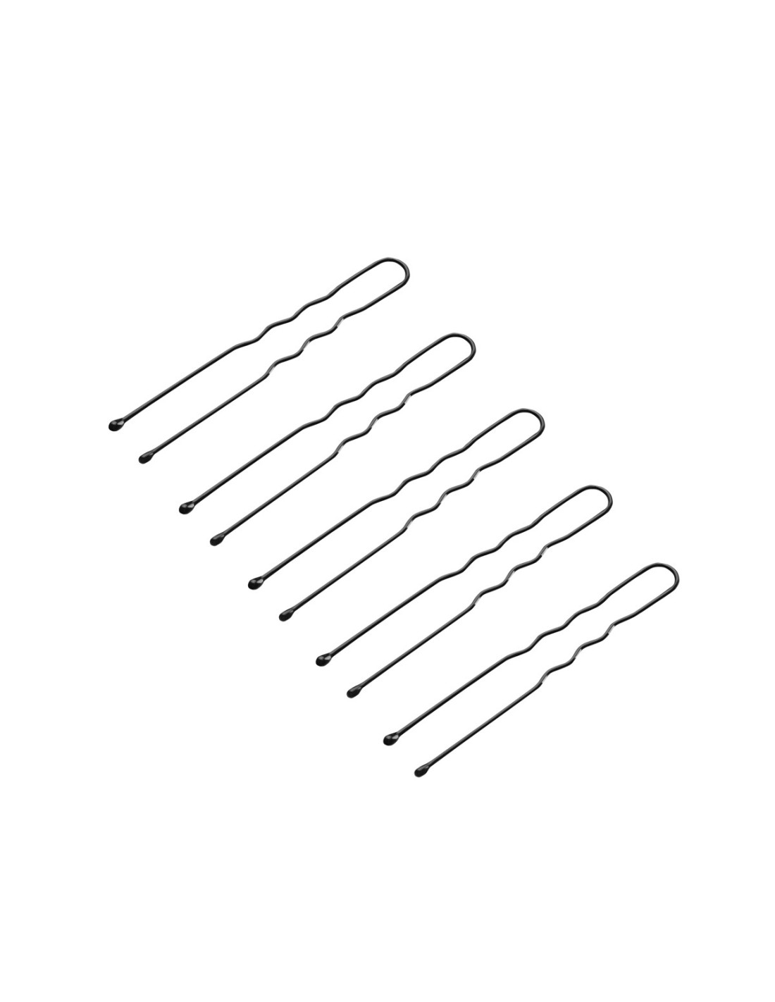 Kokówki fryzjerskie do włosów E-65 300 szt. 5 cm czarne 