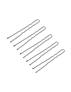 Hairdressing hairpins e-65 300 pcs 6 cm black