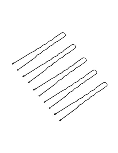 Kokówki fryzjerskie do włosów E-65 300 szt. 6 cm czarne