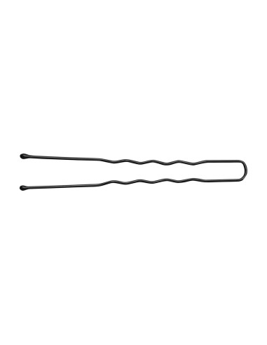 Kokówki fryzjerskie do włosów E-65 300 szt. 6 cm czarne 