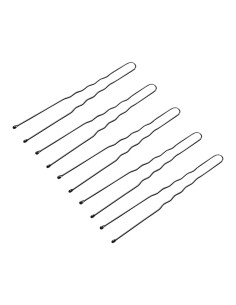 Épingles à cheveux de coiffure e-65 300 pcs 7 cm noir