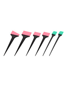 A set of silicone brushes for applying coloring
