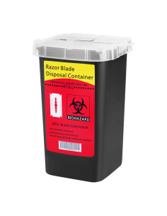 Waste container - razor blades