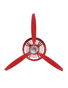 Red propeller decorative clock