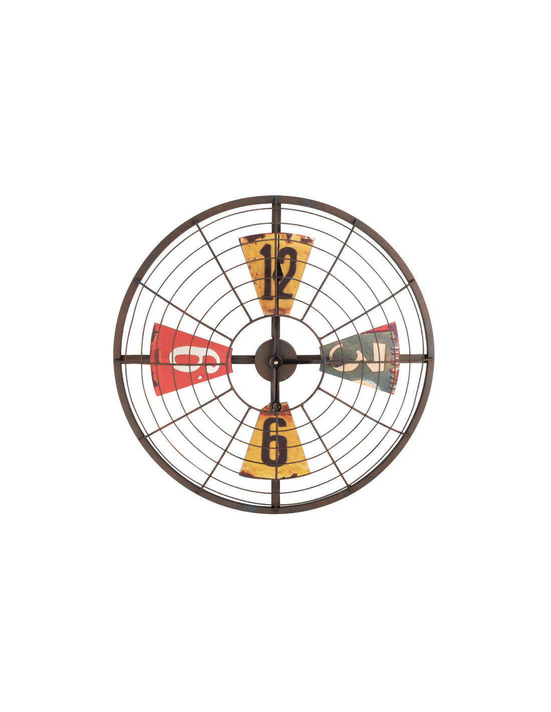 Zegar dekoracja wentylator