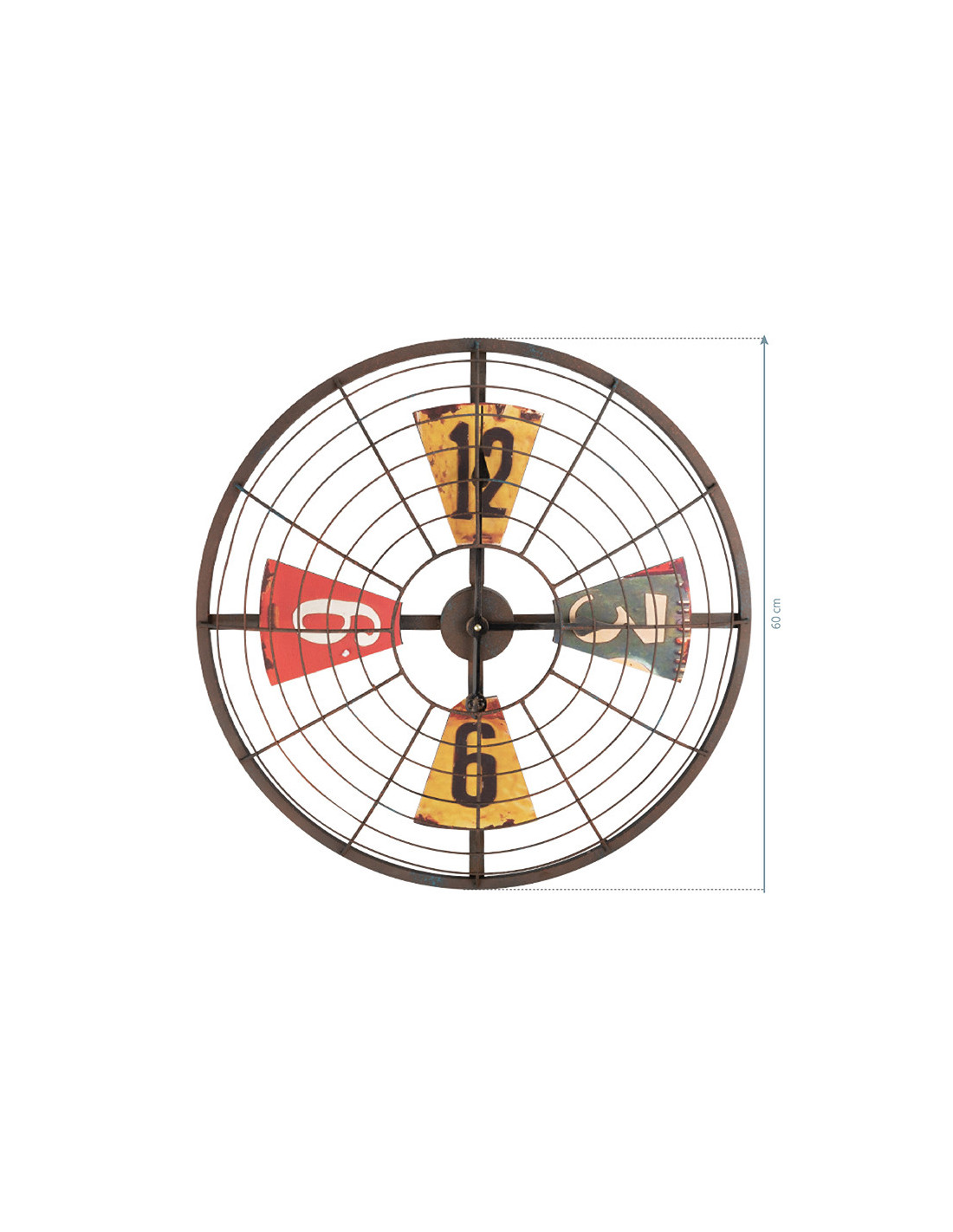 Zegar dekoracja wentylator