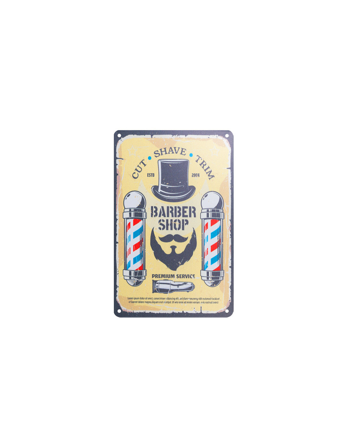 Tablica ozdobna barber B018 