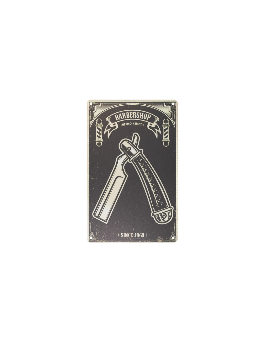 Tablica ozdobna barber B048