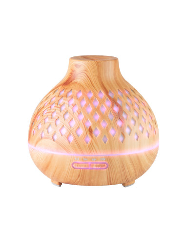 Aroma dyfuzor nawilżacz powietrza spa 10 light wood 400 ml + timer 