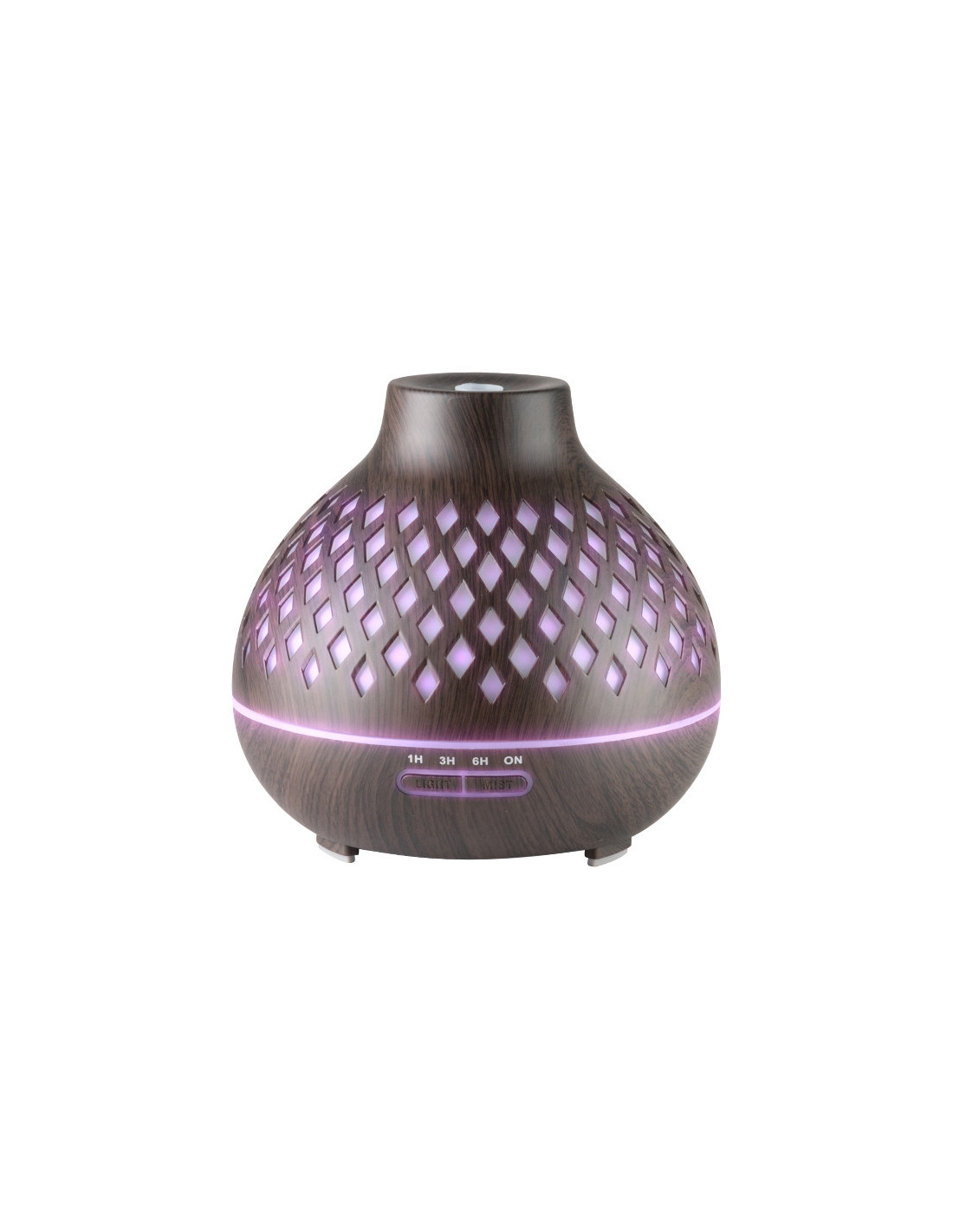 Aroma dyfuzor nawilżacz powietrza spa 10 dark wood 400 ml + timer 