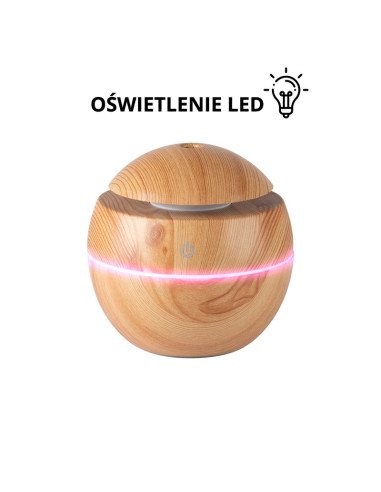 Aroma dyfuzor nawilżacz powietrza spa 16 light wood 130 ml 