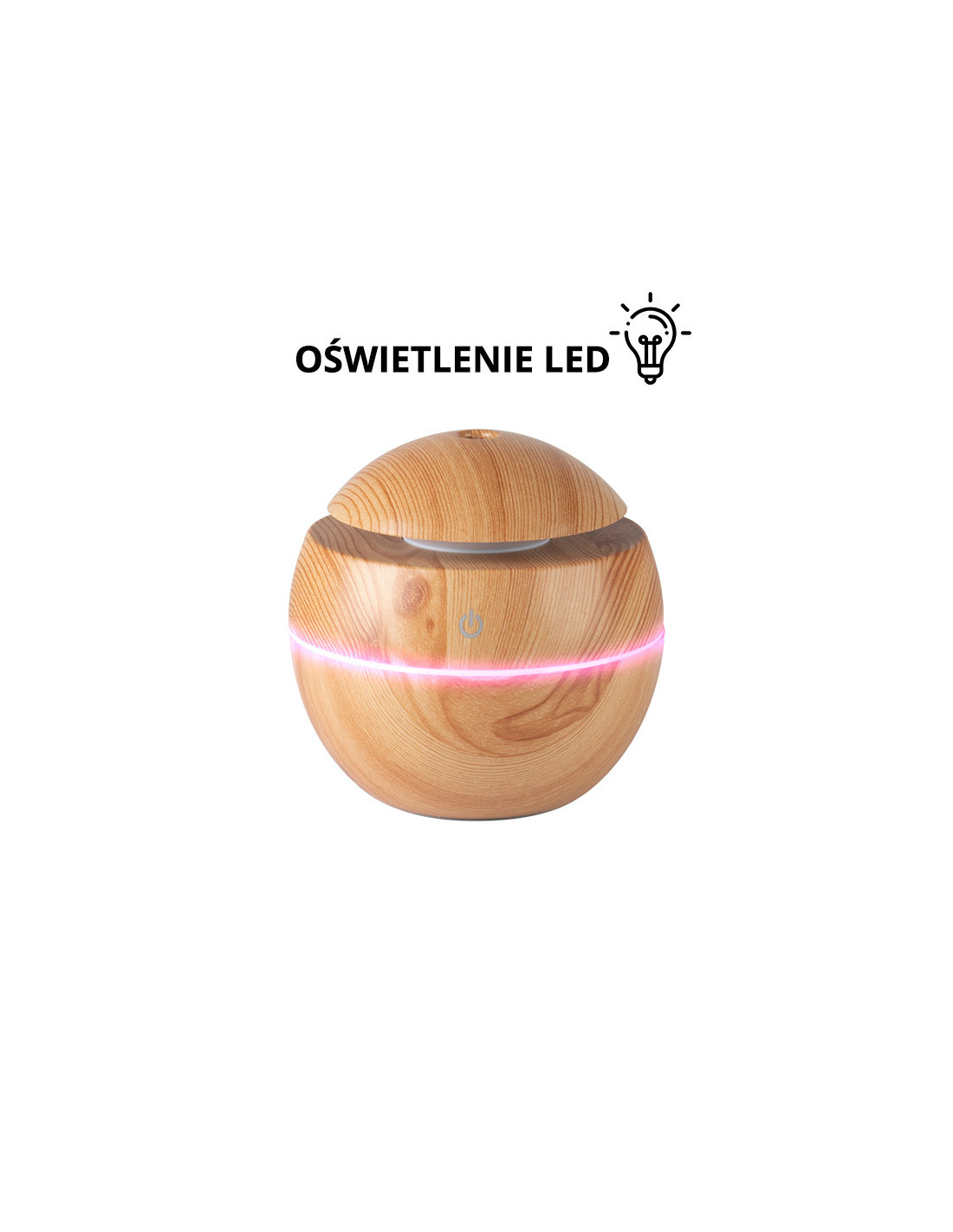 Aroma dyfuzor nawilżacz powietrza spa 16 light wood 130 ml 