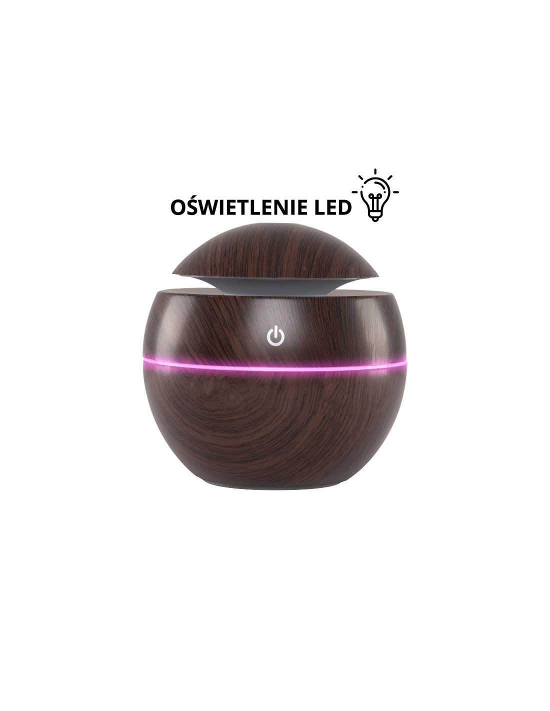 Aroma dyfuzor nawilżacz powietrza spa 16 dark wood 130 ml 