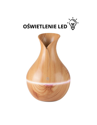 Aroma dyfuzor nawilżacz powietrza spa 17 light wood 130 ml 