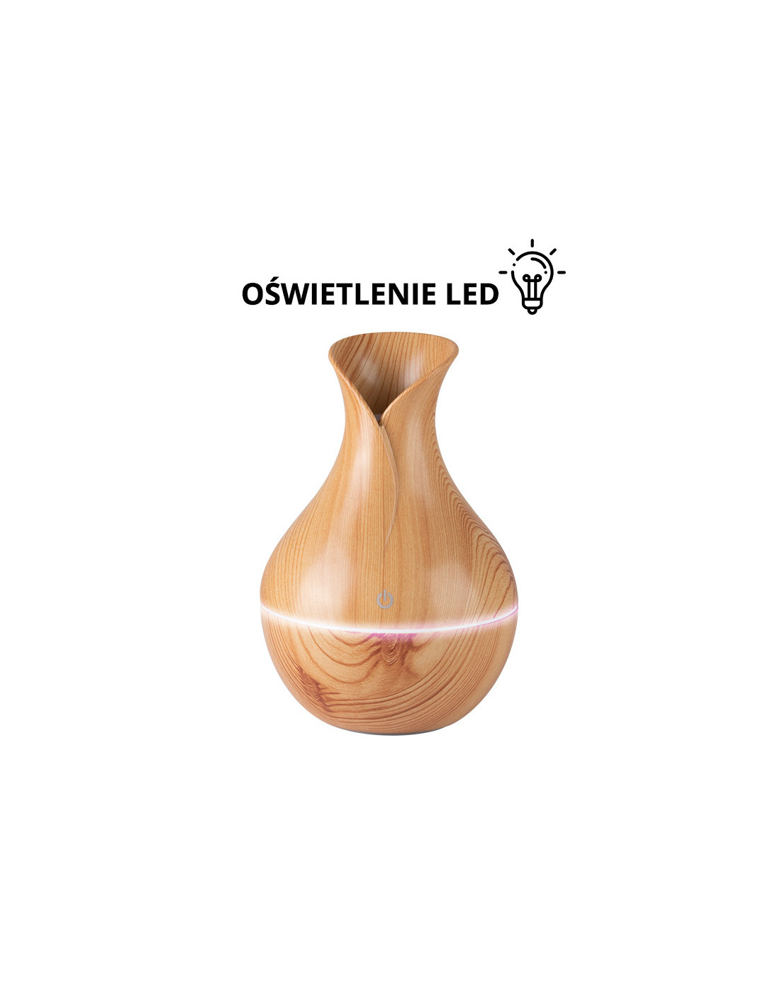 Aroma dyfuzor nawilżacz powietrza spa 17 light wood 130 ml 