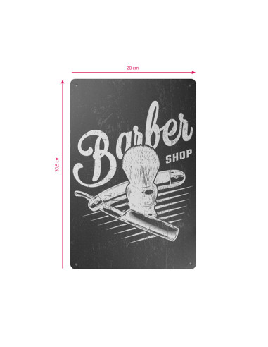 Tablica ozdobna barber B026 