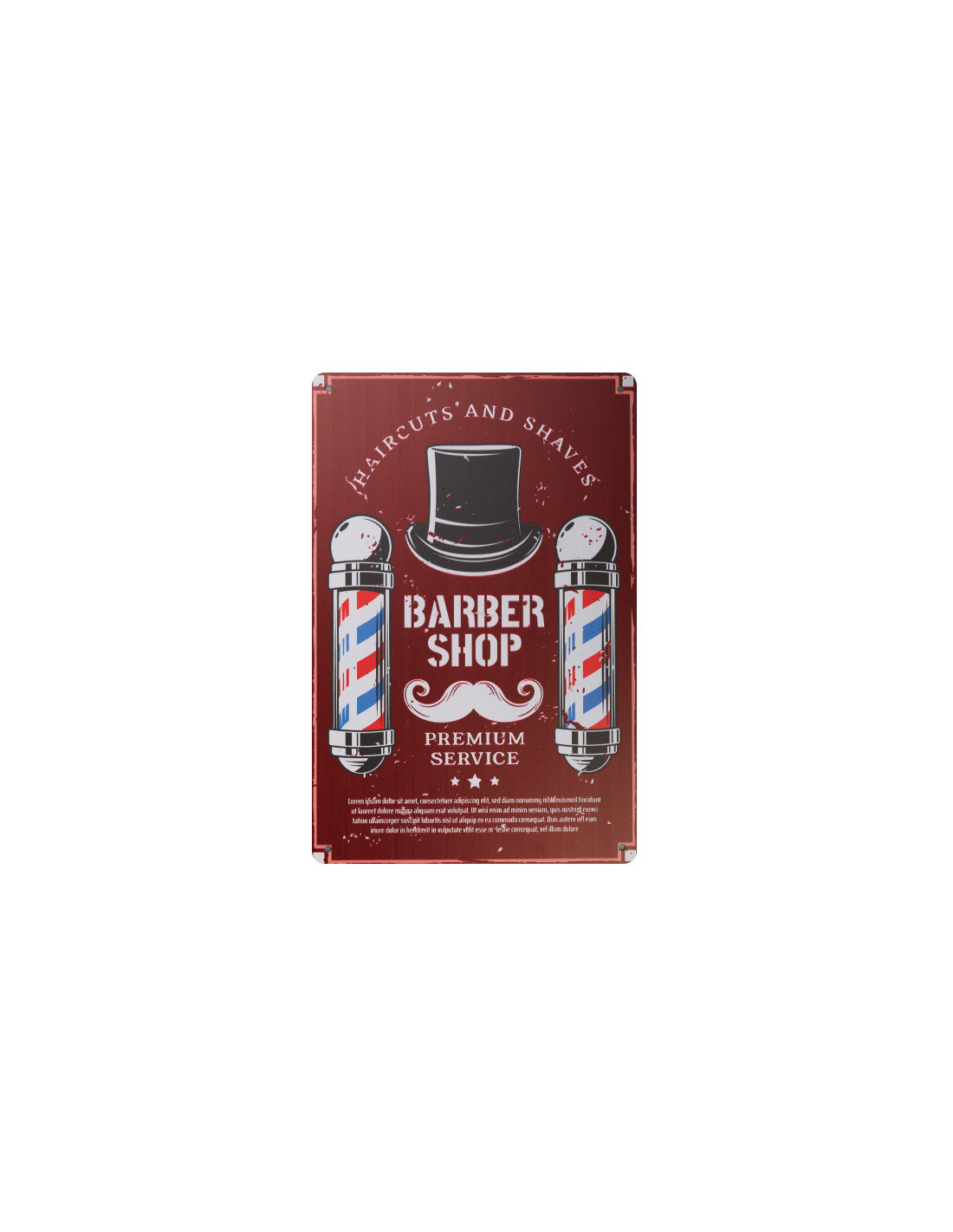 Tablica ozdobna barber B030 