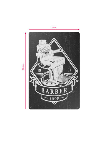 Tablica ozdobna barber B033 