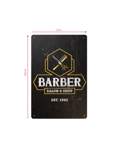 Tablica ozdobna barber B035 