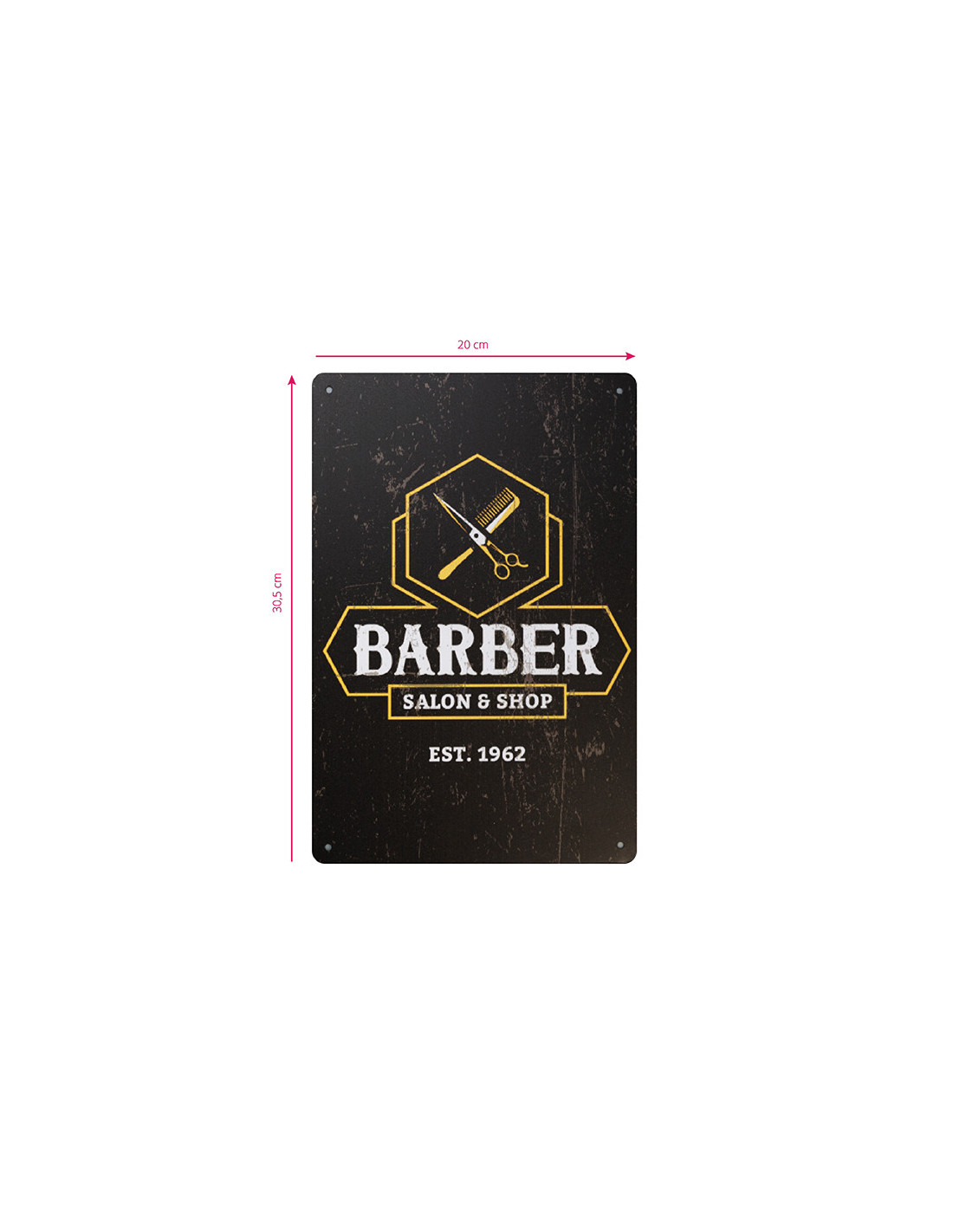 Tablica ozdobna barber B035 