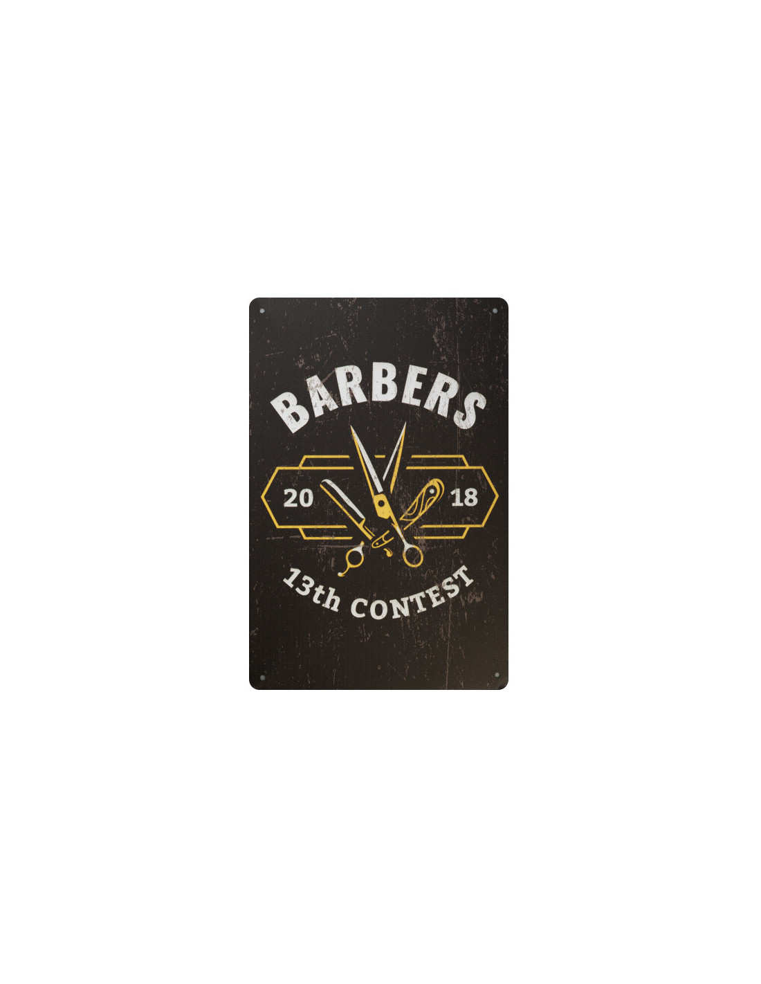 Tablica ozdobna barber B038