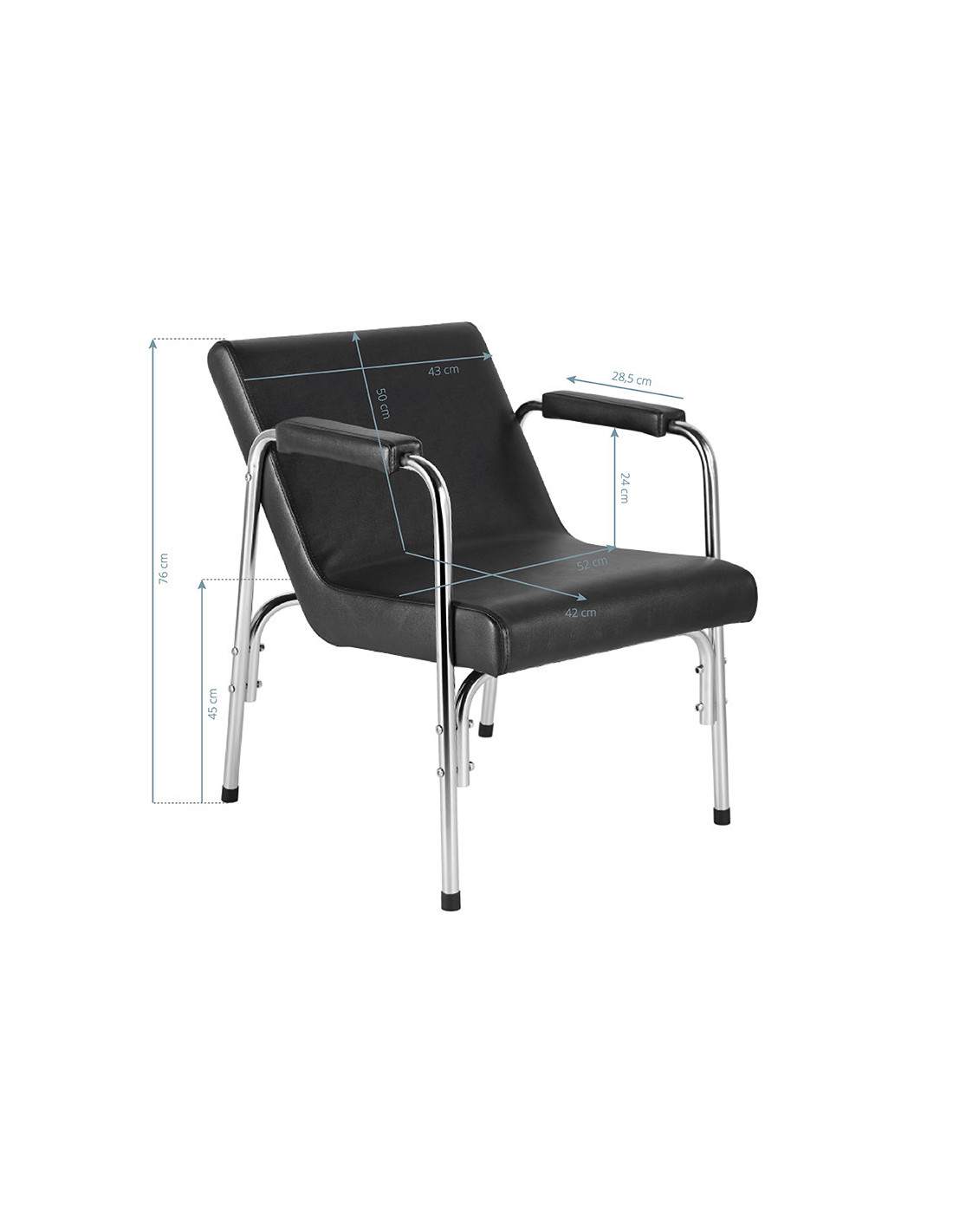 Gabbiano black wash chair {attributes}