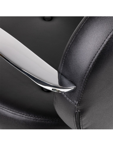 Gabbiano Asti hairdressing chair, black {attributes}