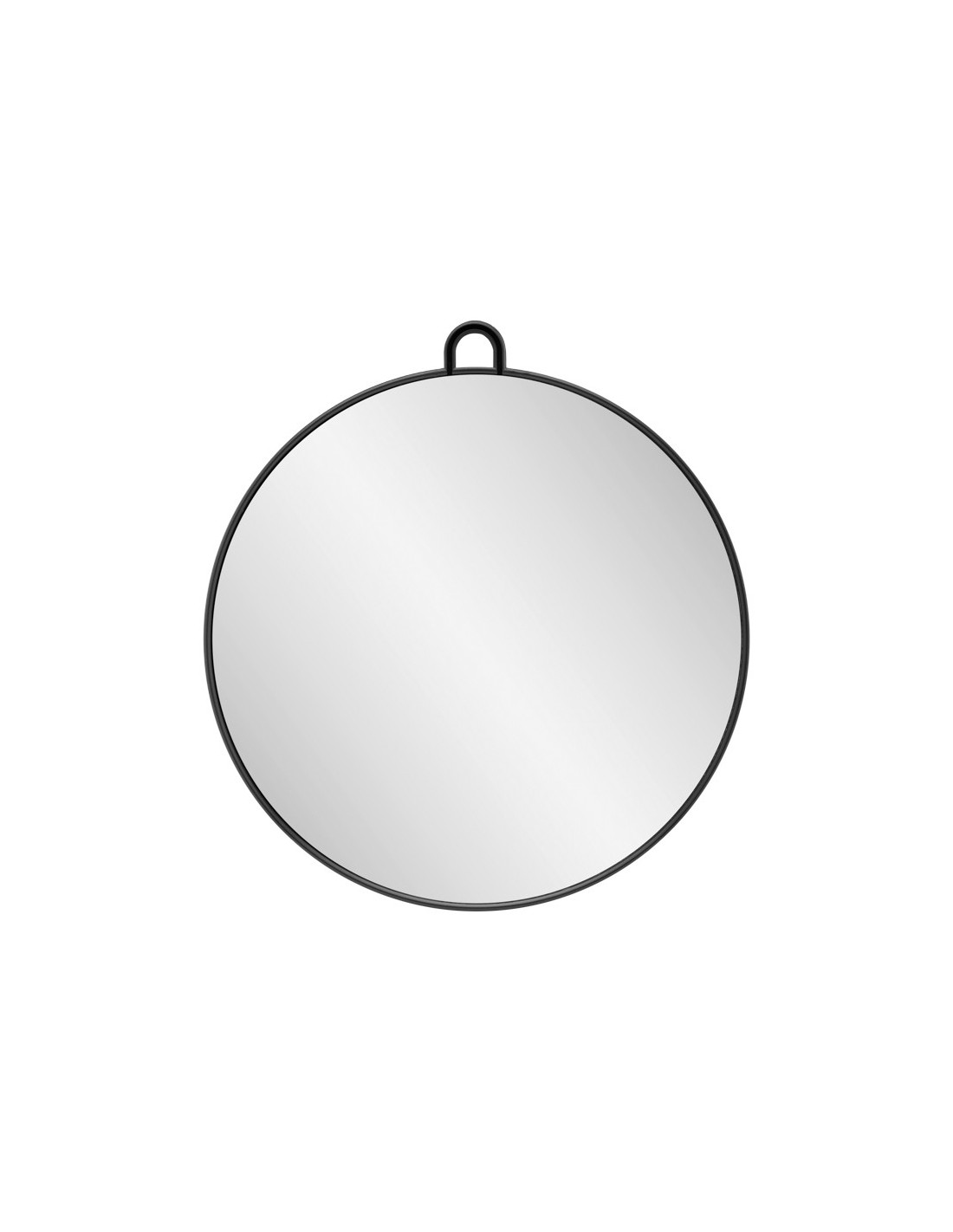 Lusterko fryzjerskie okrągłe Q-29 czarne 