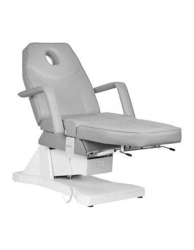 Sillon Soft elektrische cosmetische stoel 1 motor grijs