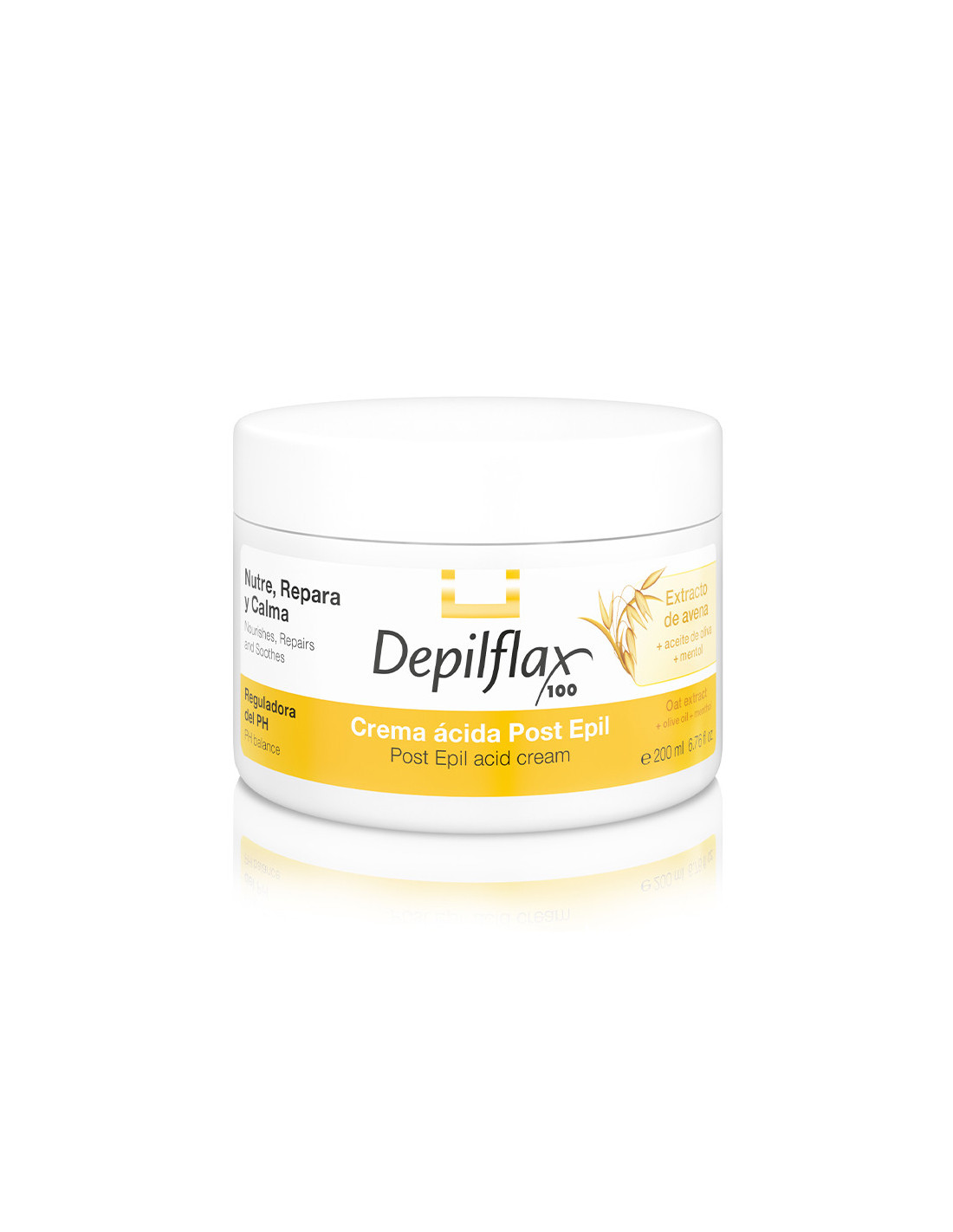 Depilflax 100 krem z kwasem glikolowym po depilacji 200 ml 