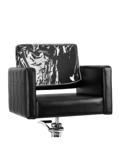 Aluminum backrest cover for hairdressing chair