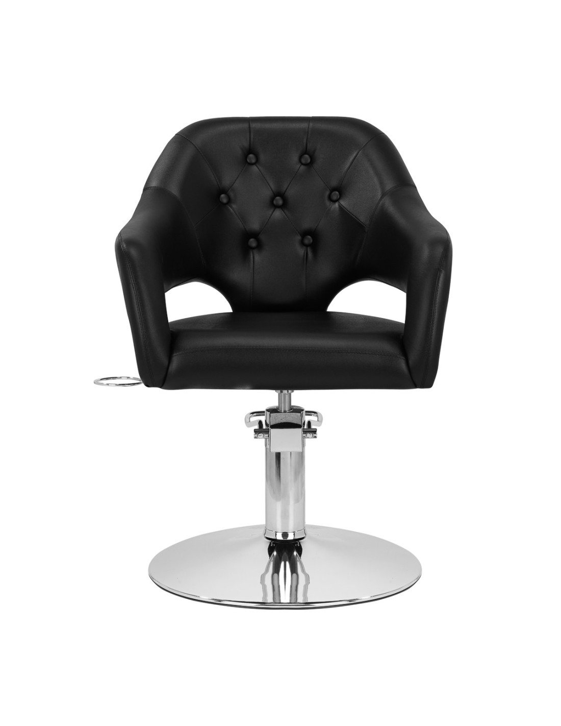Prestigio Black & Chrome Hairdressing Chair {attributes}