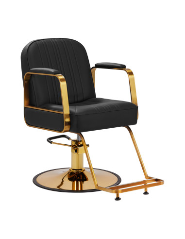 Gabbiano acri gold-black hairdressing chair {attributes}