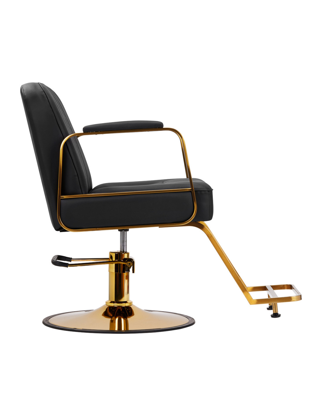 Gabbiano acri gold-black hairdressing chair {attributes}