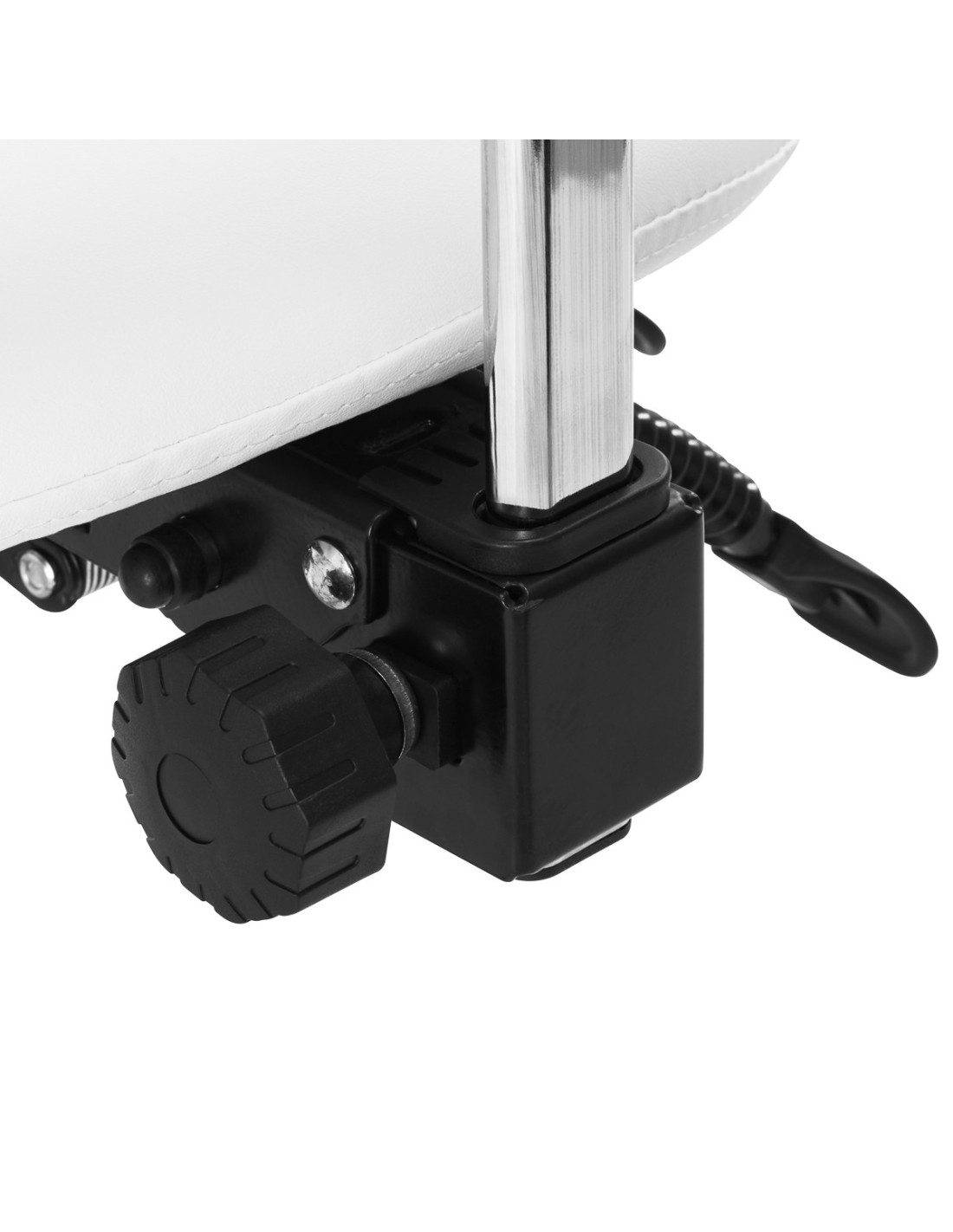 Taboret kosmetyczny 1004 Giovanni złoto biały 