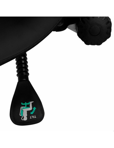 Taboret kosmetyczny 1004 Giovanni złoto czarny 