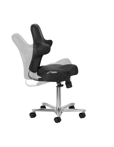 Krzesło kosmetyczne Azzurro Special 152 czarne 