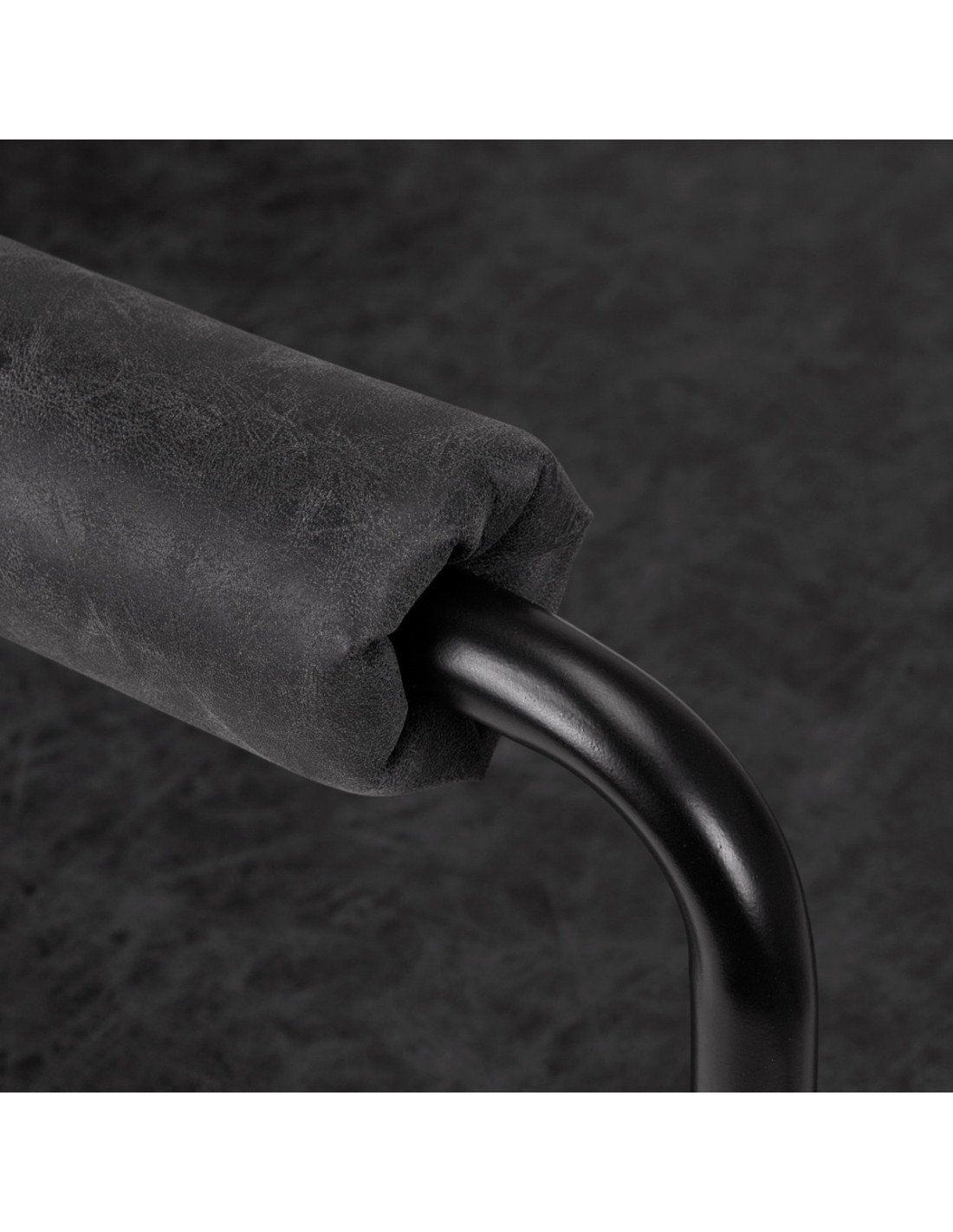 Fotel fryzjerski Gabbiano Catania Loft Old Black Leather {attributes}