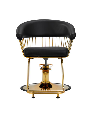 Hair system lille gold black hairdressing chair {attributes}
