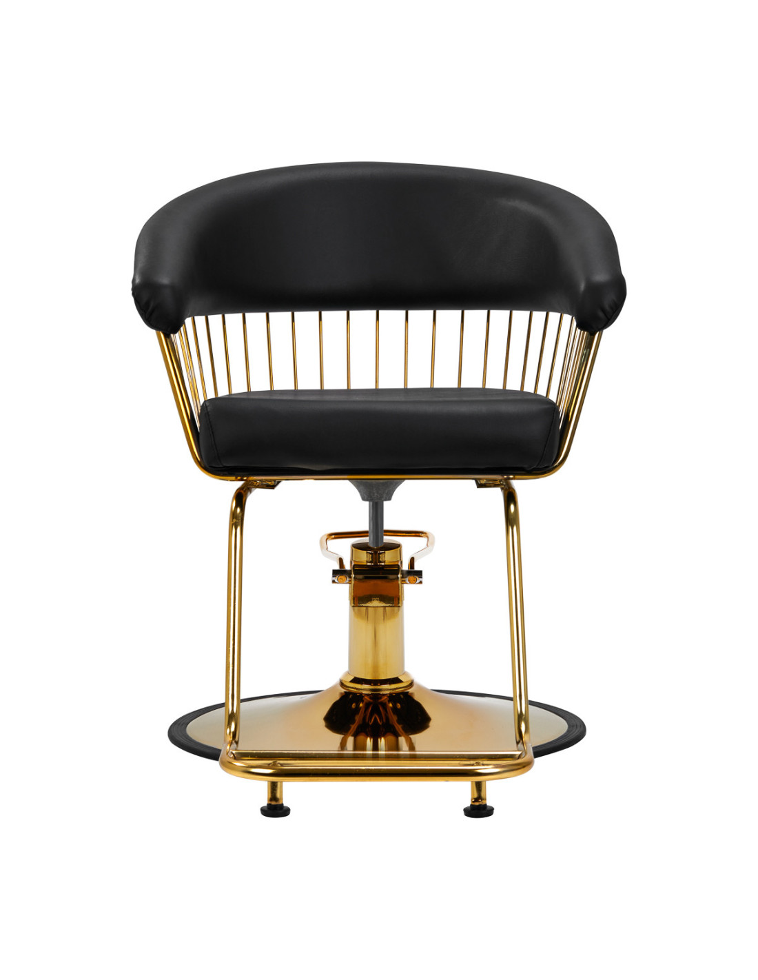 Hair system lille gold black hairdressing chair {attributes}